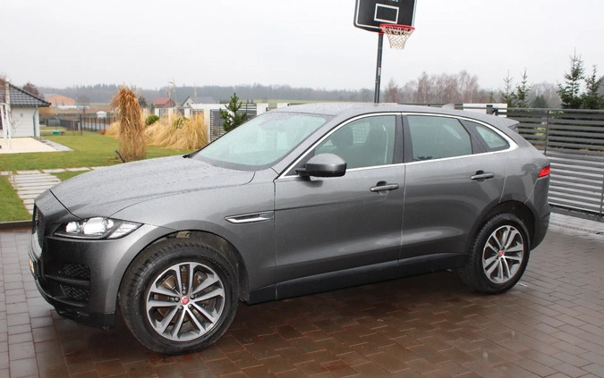 Jaguar F-Pace cena 80000 przebieg: 139000, rok produkcji 2017 z Łasin małe 596